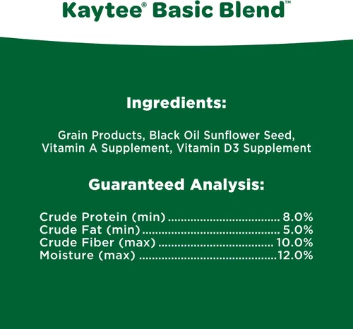 Vista 9 de Kaytee Wild Bird Food Basic Seed Blend, 5 lb