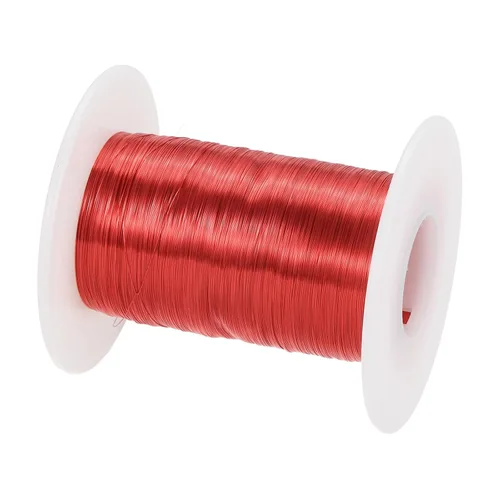 Vista 48 de MECCANIXITY - Alambre magnético de calibre 46 AWG - 0.04mm Hilo de cobre esmaltado - Bobina de alambre magnético de 14669 pies (4471m) - 50g Grado F