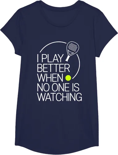 Vista 69 de Camiseta de tenis de pádel I Play Better When No One is Watching