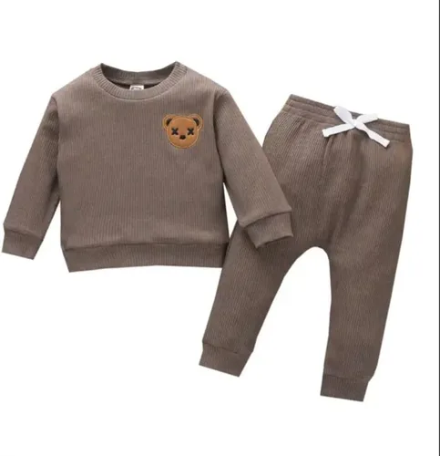 Vista 2 de Conjunto de ropa de bebé unisex, trajes para recién nacidos para niñas, niños, niños y niños pequeños, conjunto de ropa para niños, camiseta