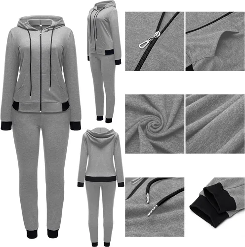 Vista 3 de Nimsruc Two Piece Outfits For Women Lounge Wear Tracksuits