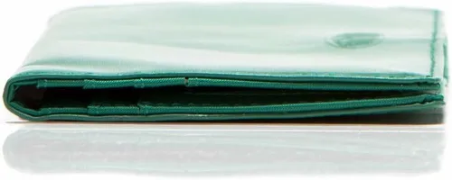 Vista 7 de Big Skinny Billetera delgada de cuero para mujer, con capacidad para hasta 40 tarjetas