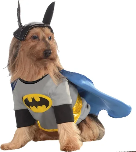 Vista 8 de DC Comics Superheroes: Disfraz de Batman para mascotas para perros o gatos por Rubies, XXL