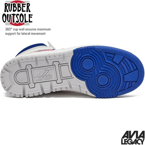 Vista 5 de Avia 880 - Tenis de baloncesto para hombre, estilo retro, para interiores o exteriores, calle o cancha, tallas 7 a 15
