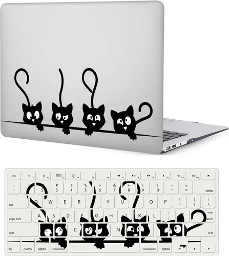 Vista 34 de Carcasa rígida para laptop compatible con MacBook Air de 11 pulgadas 2015 2014 2013 2012 2011 2010 versión modelo A1370 A1465, carcasa rígida