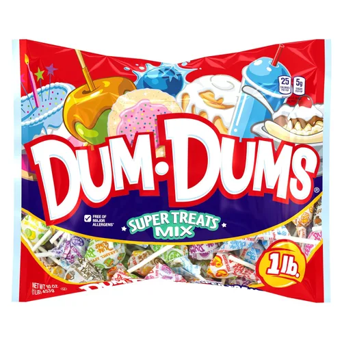 Vista 8 de Dum Dums Original, paletas, libre de la mayoría de alérgenos