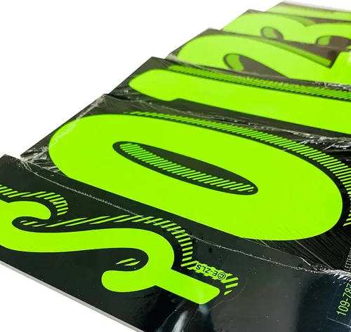 Vista 5 de EZ Line - Calcomanías de vinilo para coches, color Chartreuse con números grandes, 13 docenas de números de parabrisas, suministros