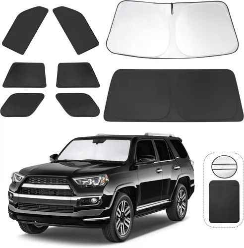 Vista 122 de TINGLU Persianas de ventana para Honda CR-V 2023-2026, accesorios para ventanas laterales de automóvil, parabrisas triangular, parasol para rayos UV