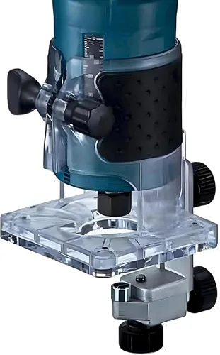 Vista 4 de Makita 3709 1/4" Base Fija Laminate Trimmer Teal