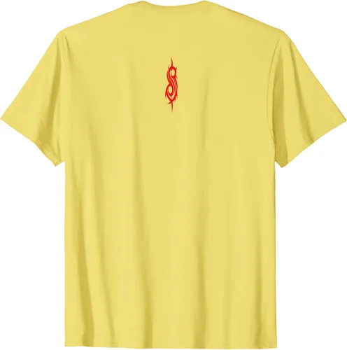Vista 100 de Slipknot Tribal Calavera playera, niños 12, Rojo