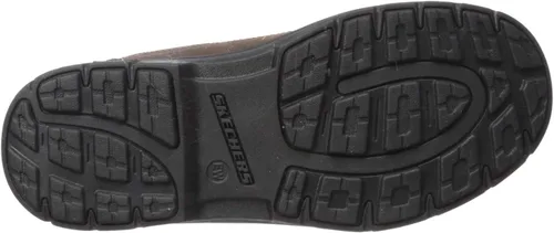 Vista 4 de Skechers - Botas de senderismo para hombre color granate