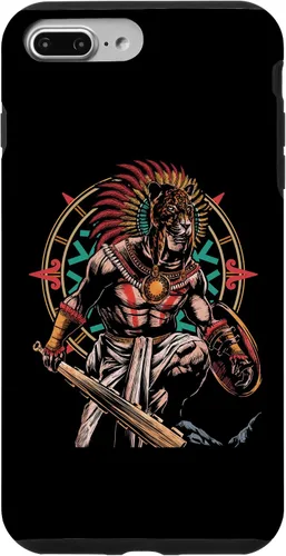 Vista 12 de Funda para iPhone 11 Pro Max Aztec Jaguar Ancient Warrior Native Mexican Mythology Case