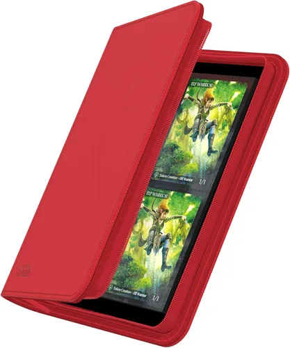 Vista 3 de Ultimate Guard Zipfolio 160 – 8 bolsillos Xenoskin Rojo