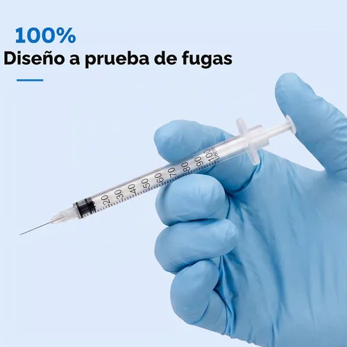 Vista 5 de Jeringa de 0.03 fl oz/cc 31G 5/16'' (0.315 in), paquete de 50 jeringas U