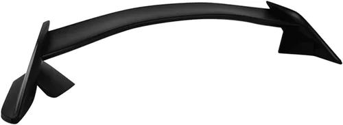 Vista 13 de IKON MOTORSPORTS, Alerón de maletero prepintado compatible con Honda Civic 4Dr Sedan 2016-2021, TR pintado #731513 Centro negro brillante y tapa