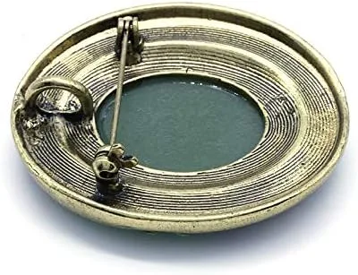 Vista 4 de SoulBreezeCollection - Broche de camafeo para mujer, diseño de diamantes de imitación