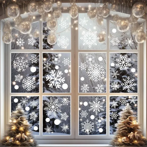 Vista 24 de Decoraciones patrióticas para ventanas del 4 de julio, 9 hojas de calcomanías de ventana de bandera estadounidense para ventanas de vidrio