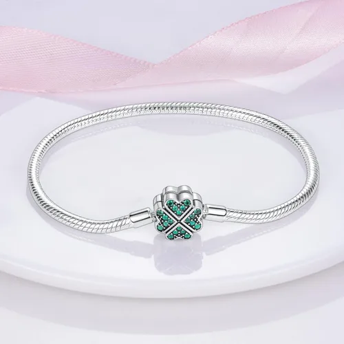 Vista 2 de MULA Pulsera de plata de ley 925 con dije de serpiente y mariposa, girasol y corazón con circonitas cúbicas 5A para mujer