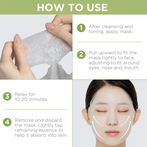 Vista 6 de Mediheal Oficial Mejor Máscara de Hoja Coreana - Máscara Facial Esencial de Colágeno y Árbol del Té, 20 Hojas, Lifting, Reafirmante, Calmante