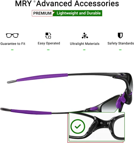 Vista 3 de Mryok Kits de boquillas de repuesto para gafas de sol Oakley Juliet - Opciones