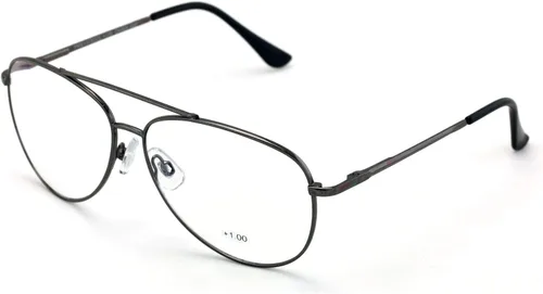 Vista 6 de Gafas de lectura progresivas con lentes transparentes sin líneas, trifocales, con bisagra de resorte