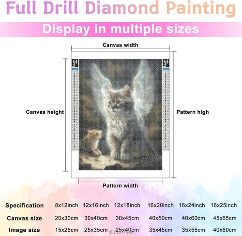 Vista 5 de Kits de pintura de diamantes para adultos, kit de arte de diamantes 5D para adultos, kit de arte de diamantes para adultos, kit de manualidades