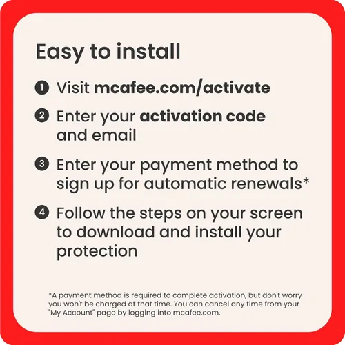 Vista 6 de McAfee + Advanced Family 2023 Dispositivos ilimitados Protección avanzada de identidad y privacidad Control parental Suscripción de 1 año