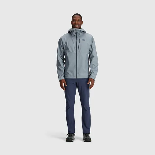 Vista 6 de Outdoor Research Chaqueta Foray II para hombre - Impermeable y resistente al viento con capucha