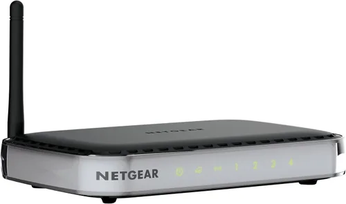 Vista 2 de Router inalámbrico RangeMax (WNR1000 100 NAS (G54/N150)), de Netgear , Negro