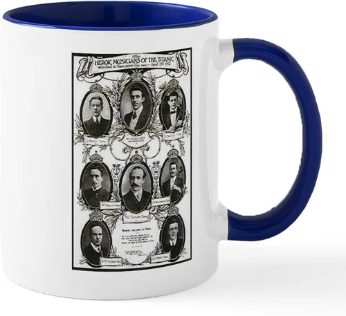 Vista 28 de CafePress The Courageous Titanic Band Taza de café de cerámica de 11 oz (11.0 fl oz)