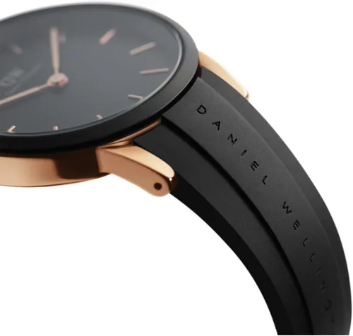 Vista 3 de Daniel Wellington Reloj icónico de goma de oro