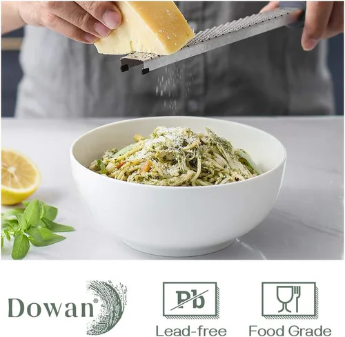 Vista 6 de DOWAN Tazones de sopa, cuenco de ramen para fideos, cuencos grandes de cereales de 39 onzas para cocina, tazones decorativos de 7 pulgadas, aptos