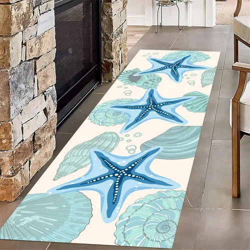 Vista 9 de Alfombra de pasillo de arco iris, 1.3 x 7 pies, alfombra de pasillo de abstracción interior, alfombra de pasillo para sala de estar para pasarela 10