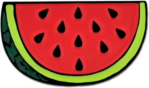 Vista 4 de PinMart Pin de solapa esmaltado para profesores de escuela de comida de frutas