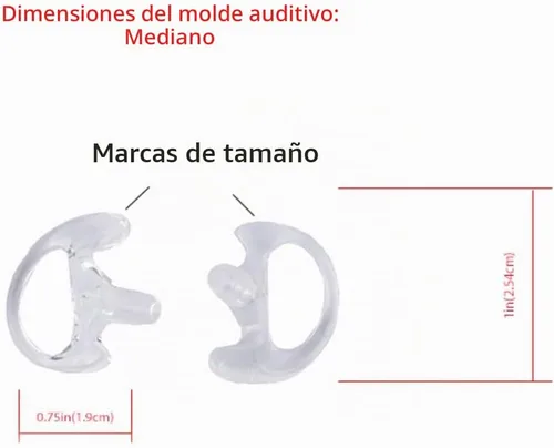 Vista 6 de Auriculares de vigilancia de tubo acústico encubierto de 2 cables Kit de micrófono PTT compatible con Motorola XPR3500e XPR3000 XPR3300 XPR3300e