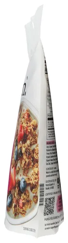 Vista 5 de Purely Elizabeth, Berry Crisp, granola de grano antiguo con vitamina D, sin gluten (bolsa de 8 onzas)