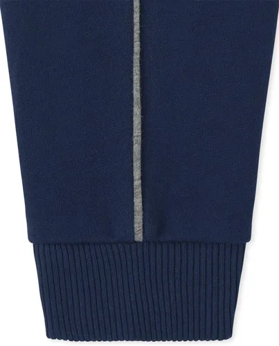 Vista 3 de Pantalones deportivos de forro polar a rayas para niños pequeños, paquete de 2