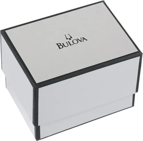 Vista 3 de Bulova de los hombres 98b133brazalete esfera de color negro reloj