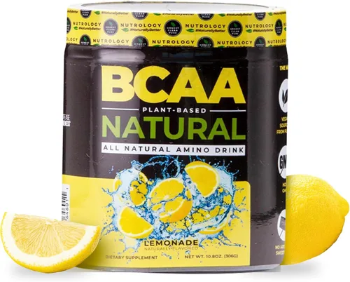 Vista 9 de Nutrology BCAA Natural - Polvo BCAA a base de plantas, sabor a coco naranja, relación optimizada 2:1:1 aminoácidos en polvo para antes