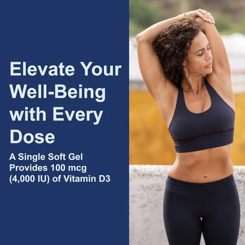 Vista 5 de Carlson - Vitamina D3, 4000 UI (100 mcg), Suplementos de vitamina D, salud ósea e inmunológica, suplemento de colecalciferol, cápsulas de vitamina D