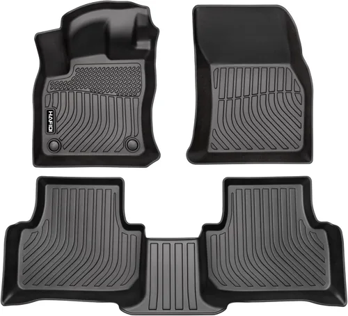 Vista 43 de HAFIDI® Juego de alfombrillas y forro de carga para Kia EV9 2024 2025 2026 (no apto para sillas de relajación), protección para todo tipo de clima