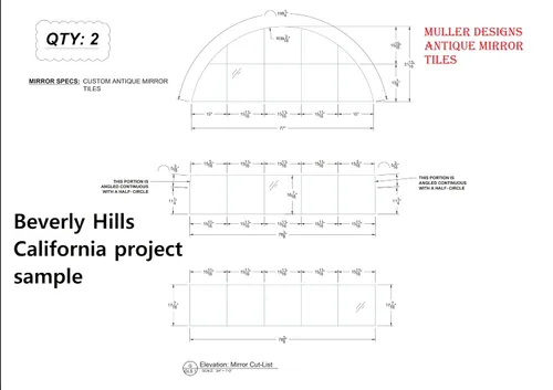 Vista 9 de Espejo antiguo, azulejos de espejo para tu nuevo proyecto casero de bricolaje
