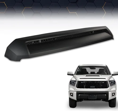 Vista 8 de PIT66 Moldeo de abultamiento del capó superior delantero brillante compatible con Toyota Tundra Hood Scoop 2014-2021