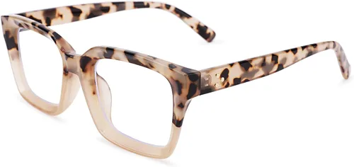 Vista 16 de COASION Lentes de bloqueo de luz azul, lentes clásicos gruesos con montura cuadrada para mujeres y hombres