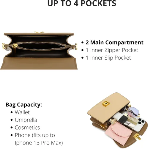 Vista 3 de Scarleton Top Handle Purses for Women, Satchel Shoulder Bag Purse, Crossbody Bags for Women, Handbags for Women, H2086