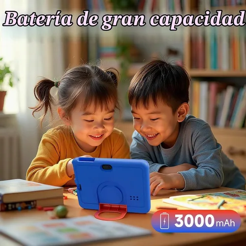 Vista 6 de Tableta Android de 7 pulgadas con funda, 4 GB de RAM 32 GB ROM 1 TB Expand, procesador de cuatro núcleos Tablet PC, pantalla IPS de 1024 x 600