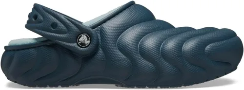 Vista 11 de Crocs Zuecos Unisex para Adultos Classic Lined Overpuff y Geometric Fuzzy