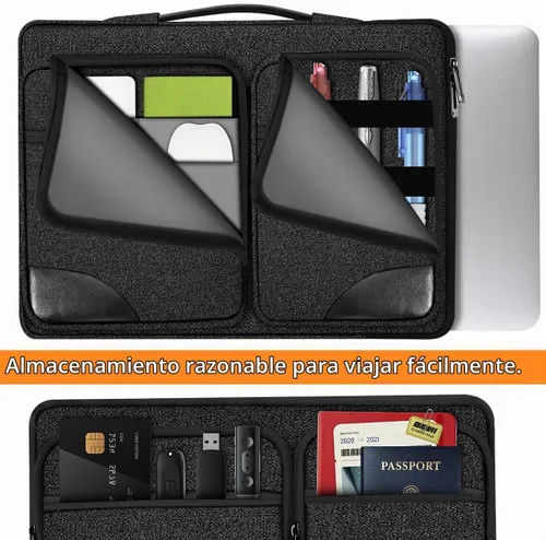 Vista 6 de ZINZ 360 Funda protectora para portátil de 15 pulgadas, 15.6 pulgadas, 16 B01K02