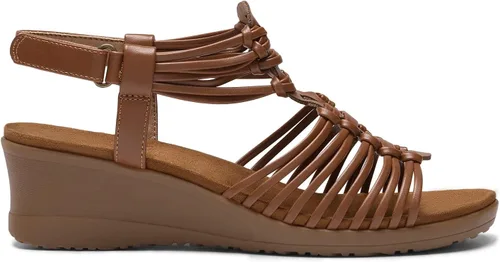 Vista 3 de DREAM PAIRS Sandalias de vestir cómodas para mujer, con puntera abierta, con correa en el tobillo