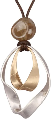 Vista 66 de Jeilwiy Collar de cuero para mujer, collar funky, gargantilla de cuerda con colgante, joyería de estilo bohemio